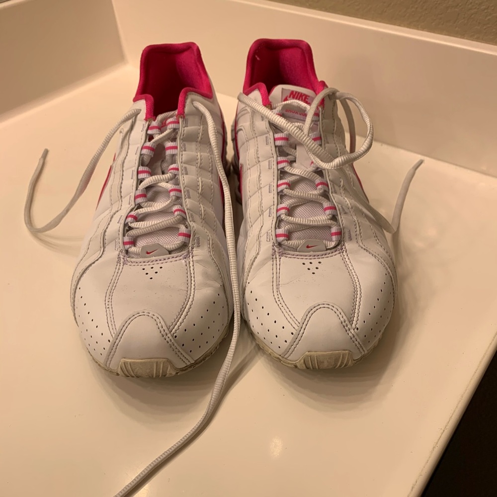 Nike Shox Junior White & Pink